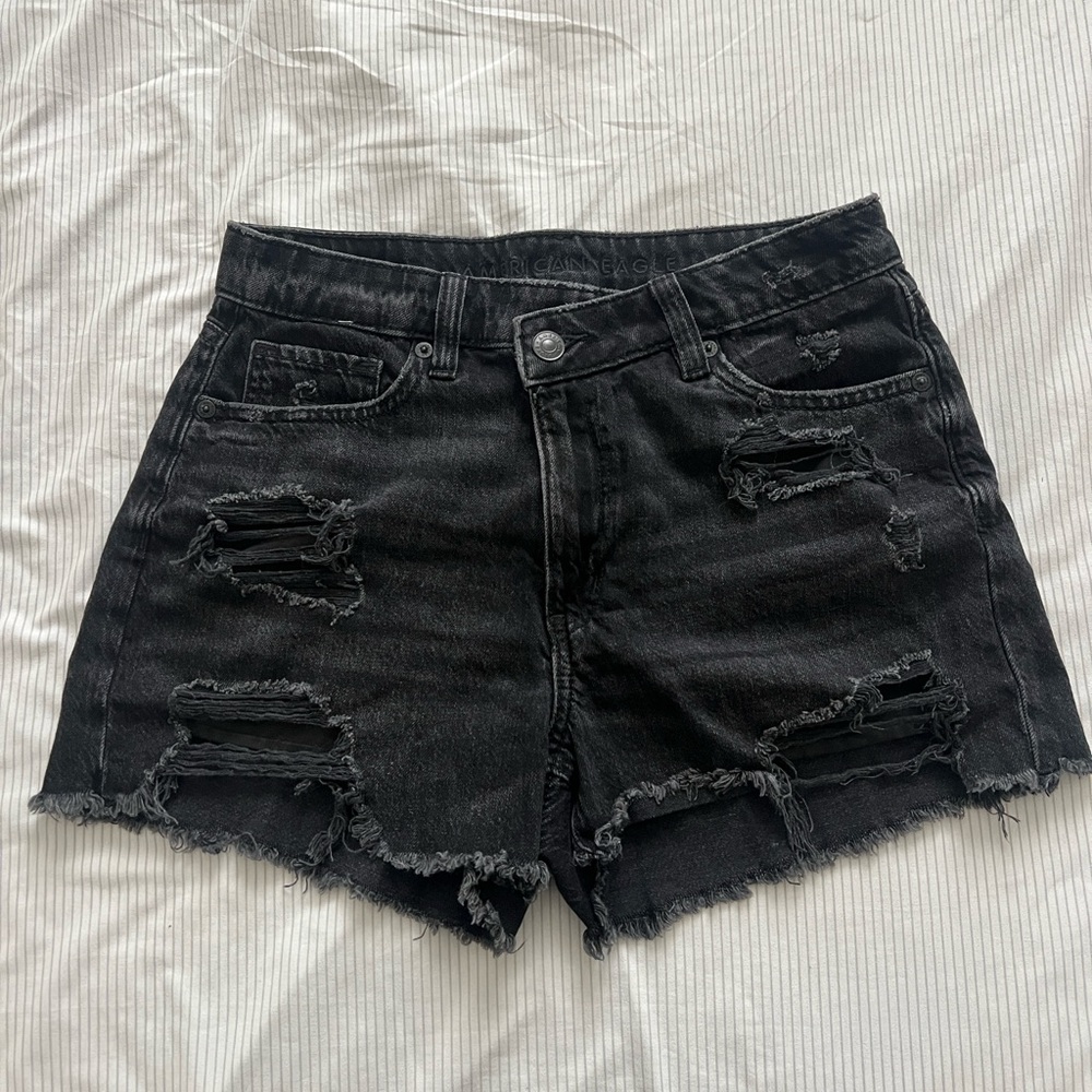American eagle high rise mom shorts
